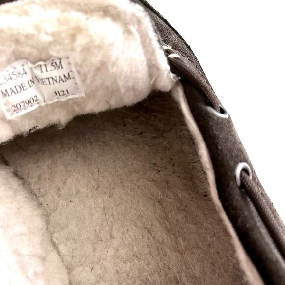COLE HAAN GRANDPRO RALLY SLIPON Men\'s Brown Suede Sherpa lined Slip-On Shoes main image 9